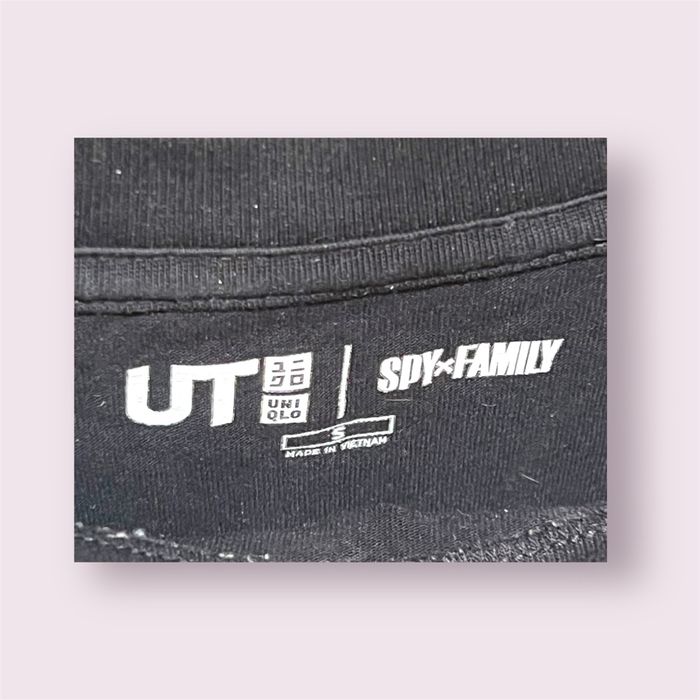 T-shirt noir Uniqlo UT Spy Family taille S En parfait état - photo numéro 3