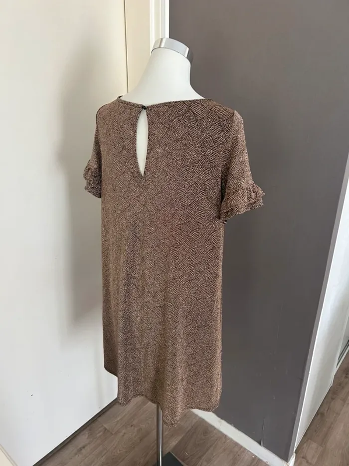Sezane robe Janet , noire dorée taille M/38 - photo numéro 13