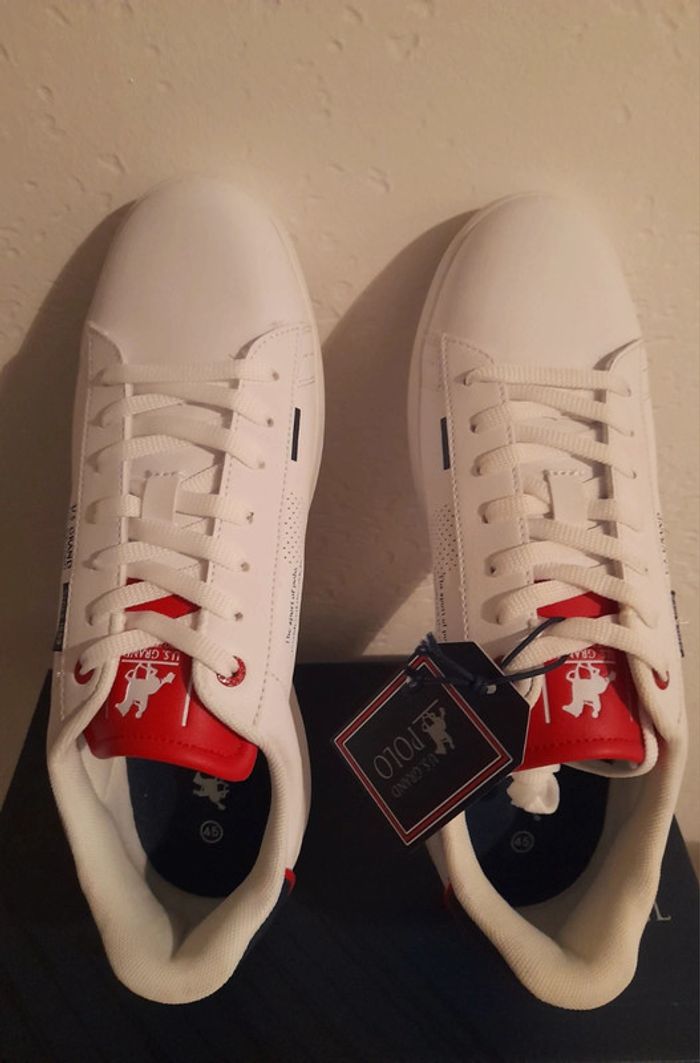 US Grand Polo paire de baskets blanches - photo numéro 6