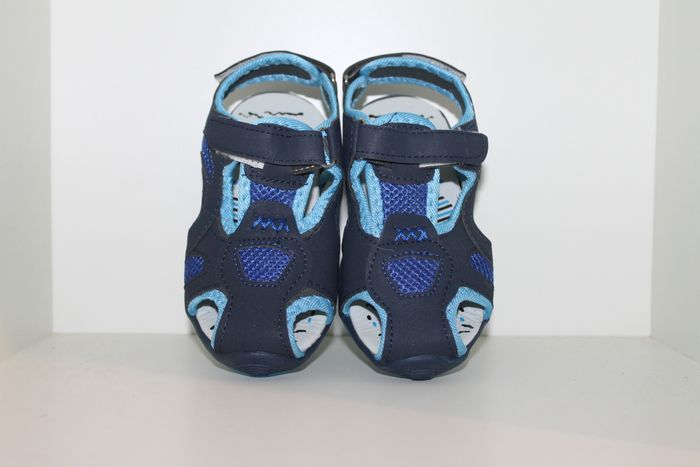 petite sandales nus pieds bleue et noire 29 - photo numéro 3