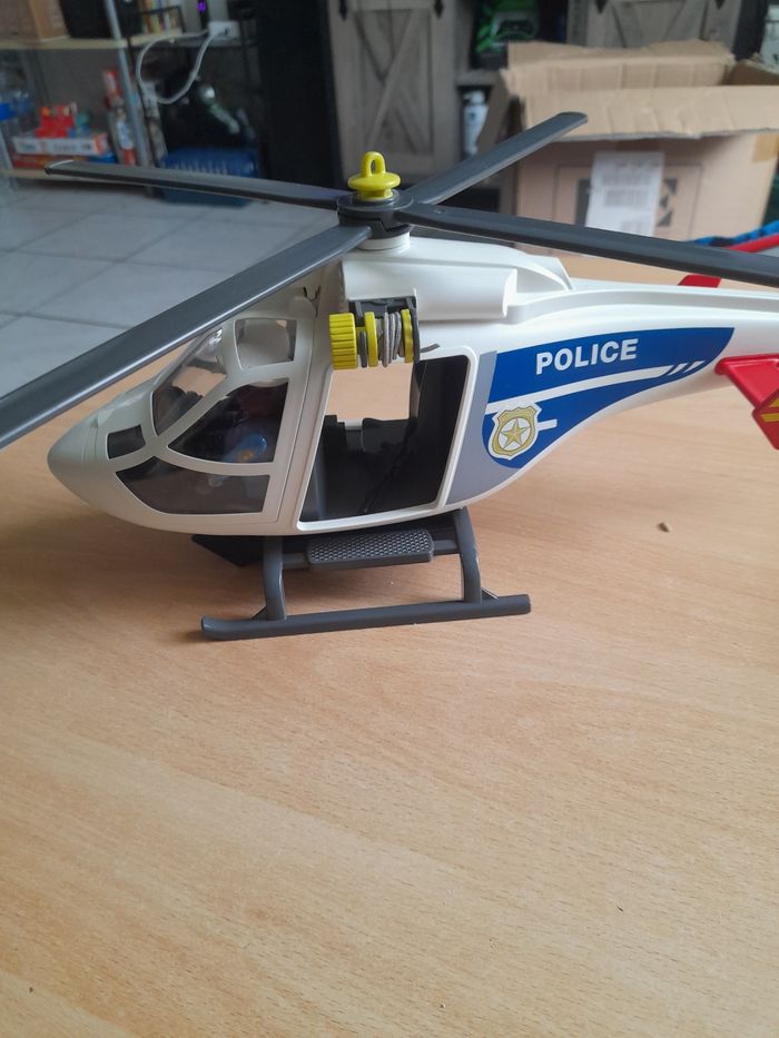 Hélicoptère de police playmobil - photo numéro 2