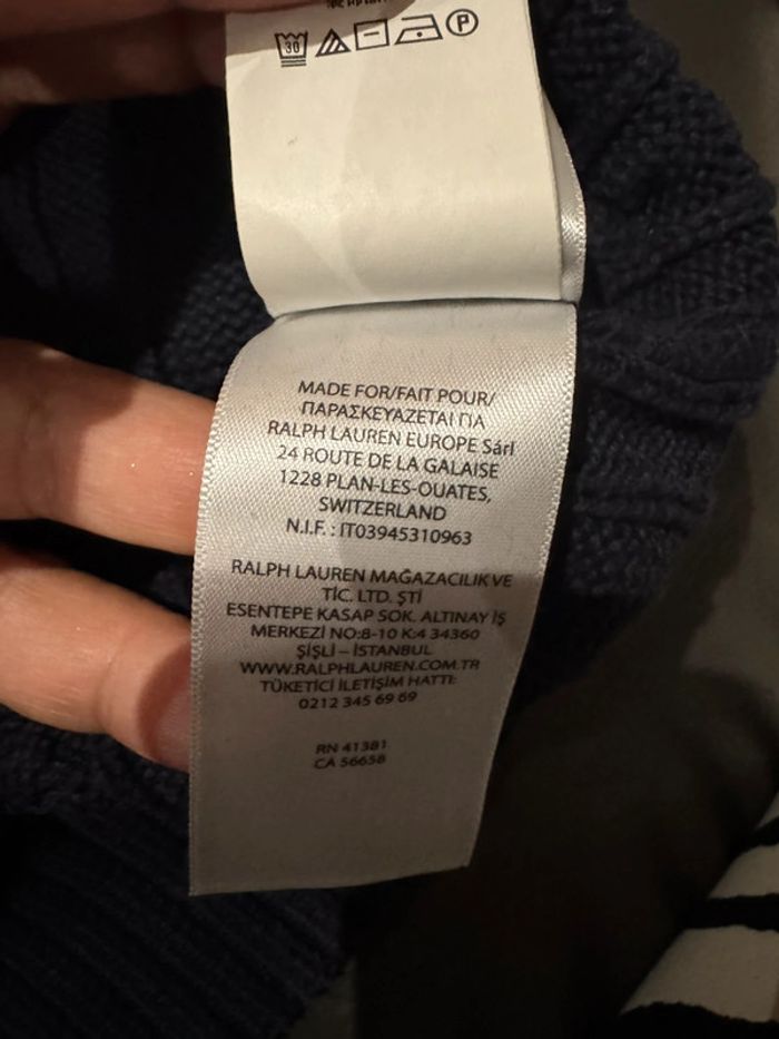 Pull en coton torsade Ralph Lauren - photo numéro 7