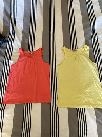 Lot de deux débardeur fille