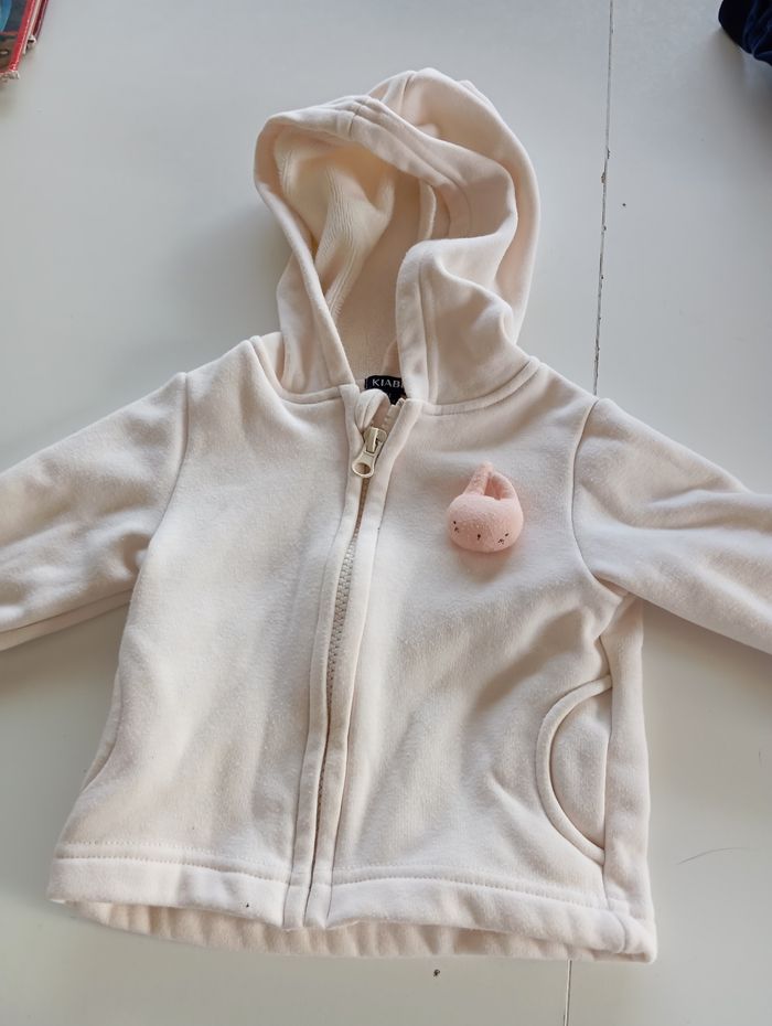 Veste blanc Kiabi 6 mois