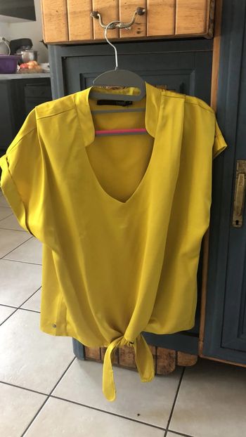 Blouse satinée