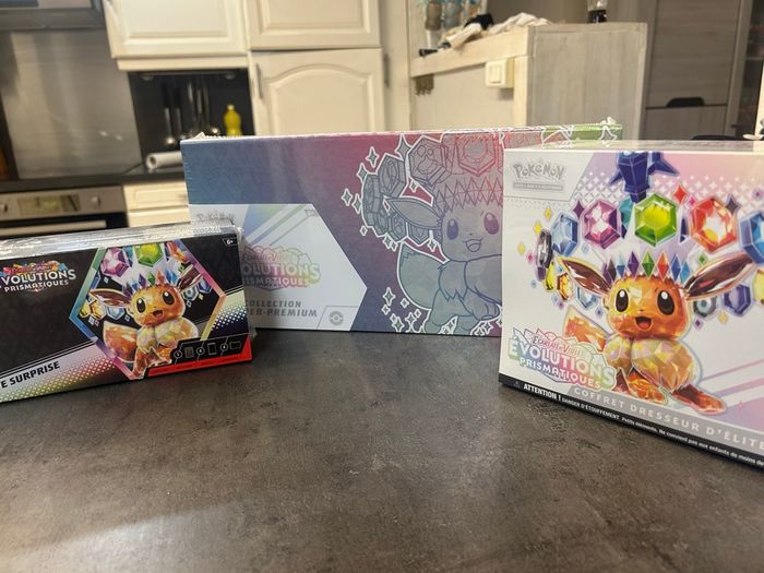 Lot coffret évolution prismatique