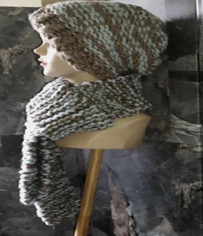 Ensemble Bonnet Écharpe Unisexe - photo numéro 2