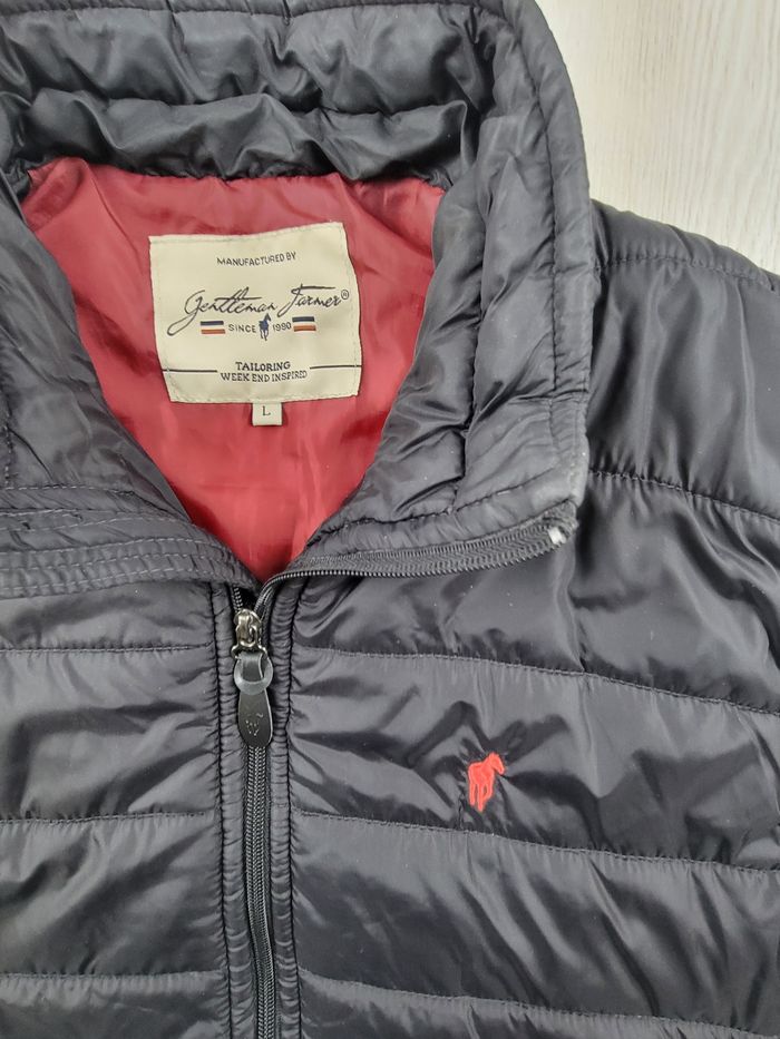 Doudoune sans manches Gentleman Farmer – Noir intense – Taille L – Excellent état - photo numéro 2