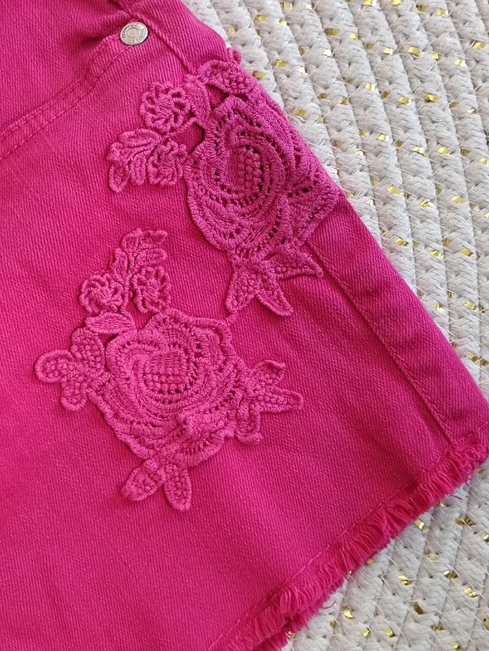 Short en jean rose - photo numéro 3