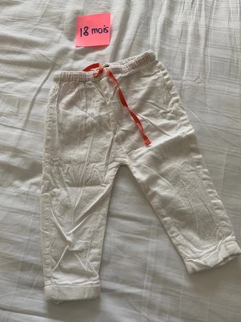 Pantalon blanc été