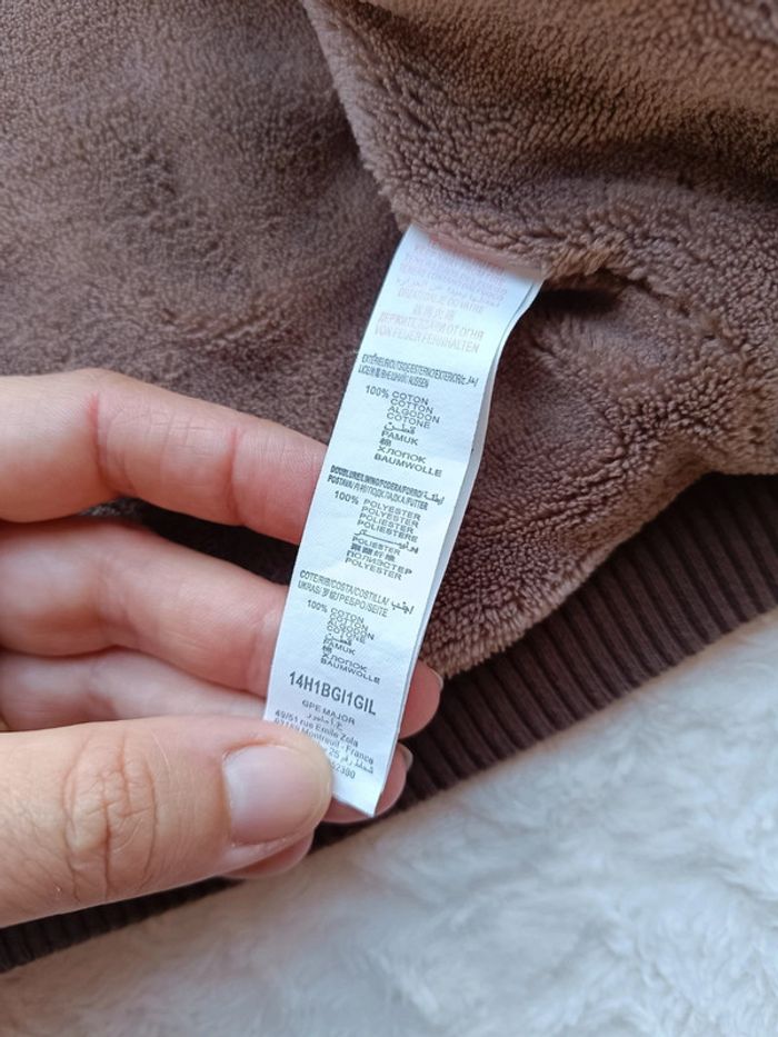 Veste gilet à capuche doublée chaud Garçon 9 mois Sergent major - photo numéro 9