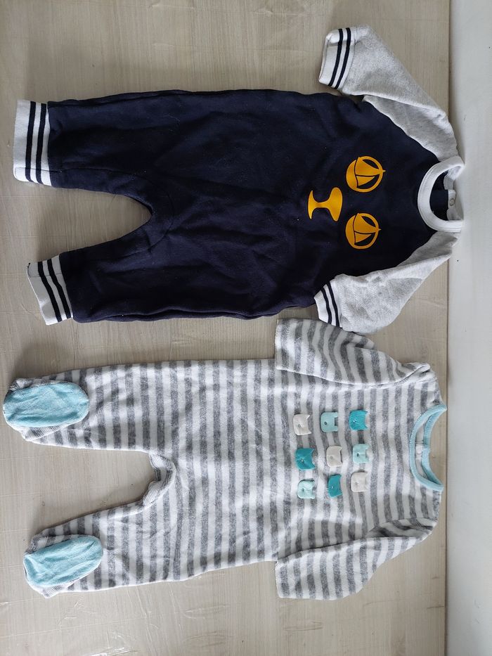 Lot  de 57 vêtements garçon 6mois - photo numéro 3
