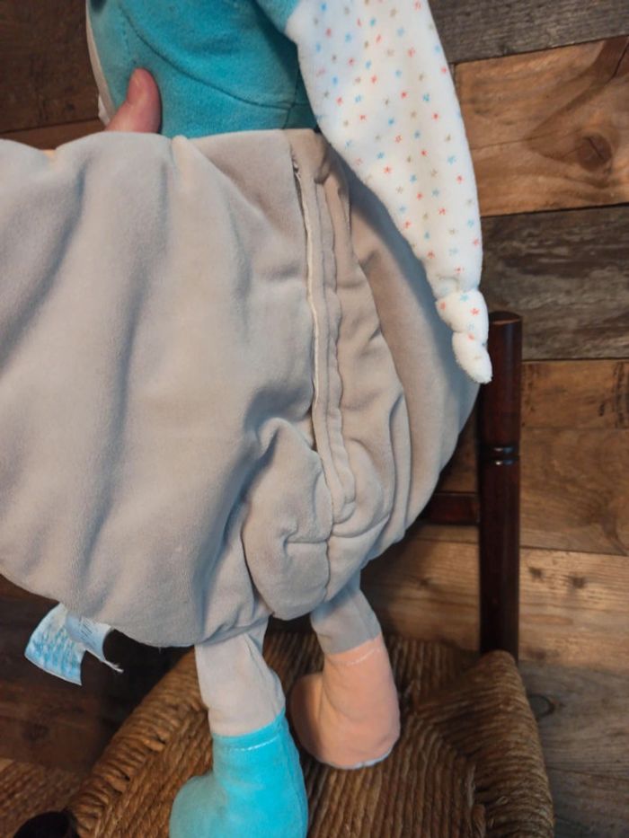 peluche range pyjama capucin baby nat tbe - photo numéro 5