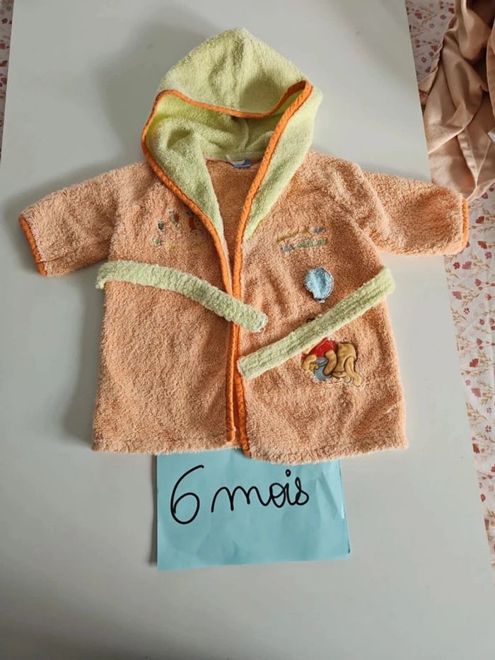 peignoir fille  6 mois