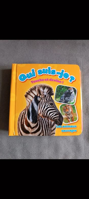 Qui suis-je ? Livre a toucher