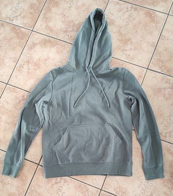 Sweat à capuche kaki Gémo S