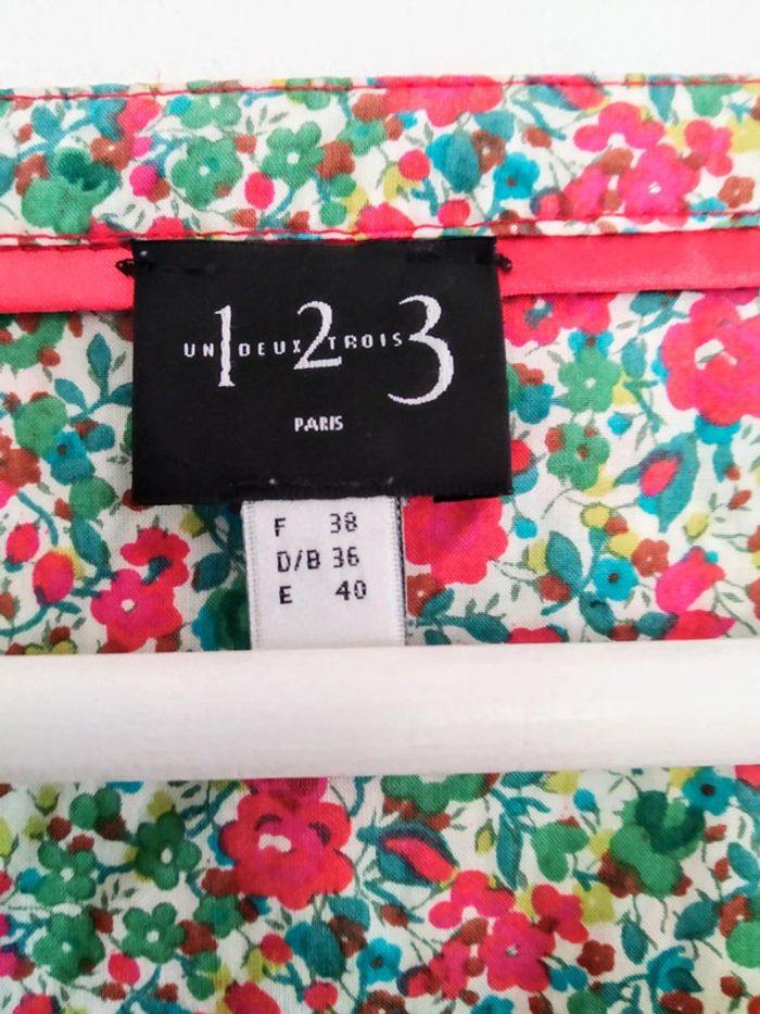 Blouse chemisier liberty 123 t 38 - photo numéro 4