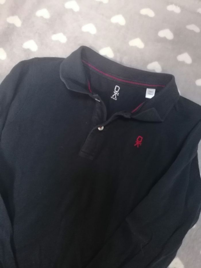 Polo Okaïdi manches longues garçon 12 ans