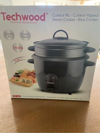 Cuiseur à riz/ cuiseur vapeur  Techwood
