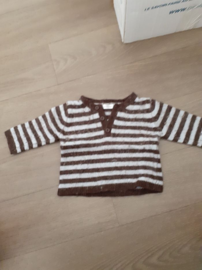 Pull rayé