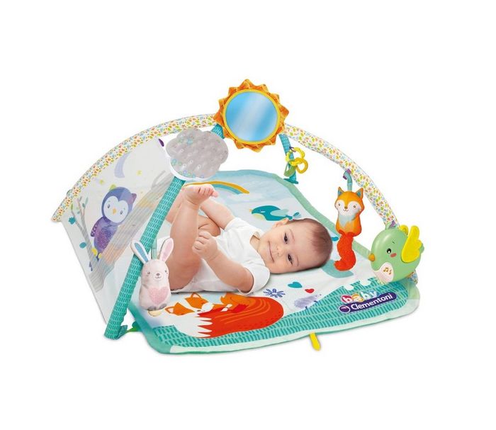 Tapis Musical d'éveil pour bébé avec Peluches Clementoni - Tapis Toi et Moi, 0 Mois et Plus, Neuf da - photo numéro 2