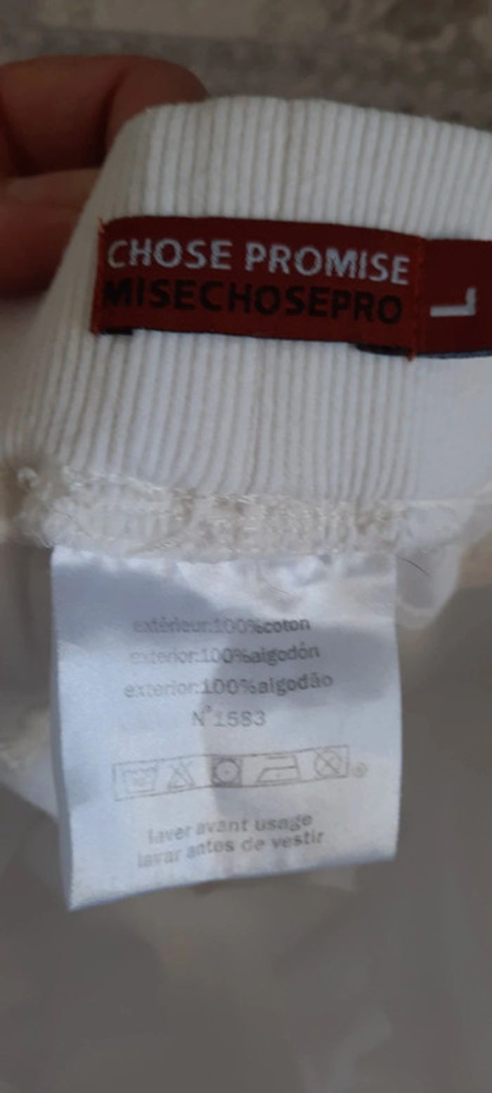 Pantalon style cargo blanc Taille L - photo numéro 2