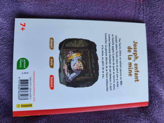 Lot 2 livres j aime lire 7ans tomes 72 joseph enfant de la mine Gwenaëlle boulet et tome 73 la voleuse de noel Anne laure bondoux - photo numéro 6