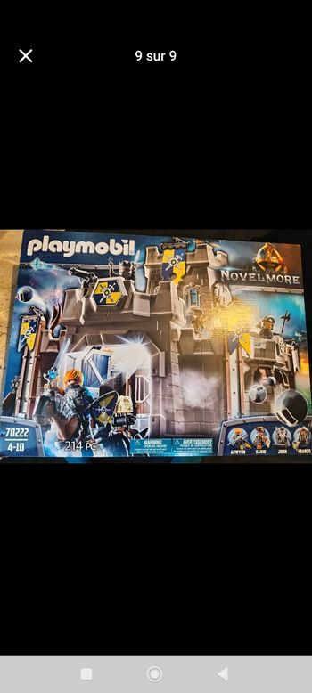 Château playmobile novelmore 70222