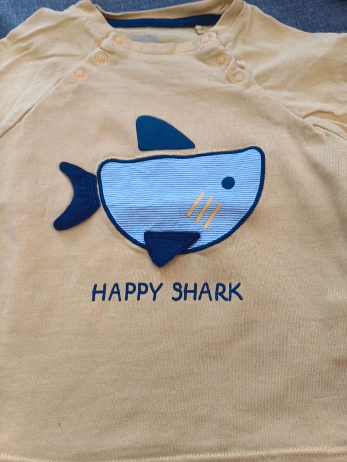 T-shirt manches longues obaïbi 12 mois - photo numéro 2