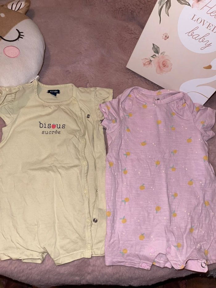 Lot de 5 pyjama Combishort 6m - photo numéro 2
