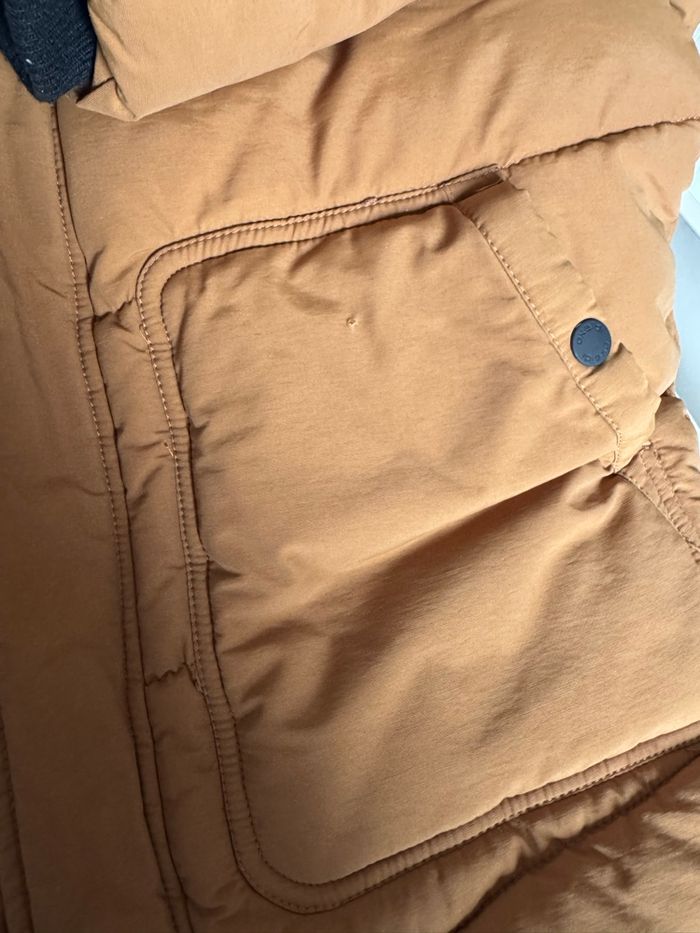 Manteau parka doudoune chaude camel - photo numéro 10