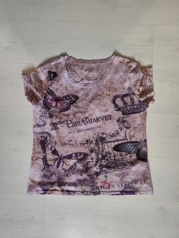 Tee shirt à motifs 42/44 - U collection - photo numéro 5