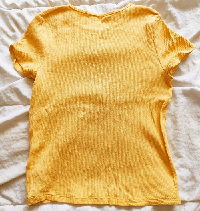 T-shirt jaune fille 4-6 ans / H&M - photo numéro 3