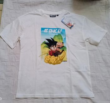 Dragon ball t shirt blanc Goku 10 ans