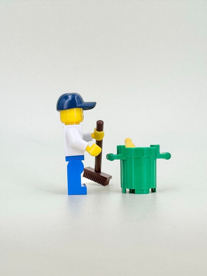 Lego Figurines City : Agent de Propreté des Plages équipé - NEUF - photo numéro 4