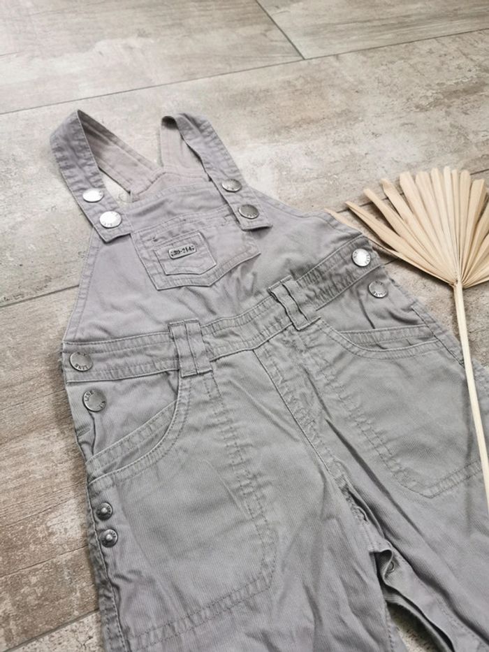 🍓Très jolie Salopette gris taupe 🍐18mois 100%coton🍒 - photo numéro 8