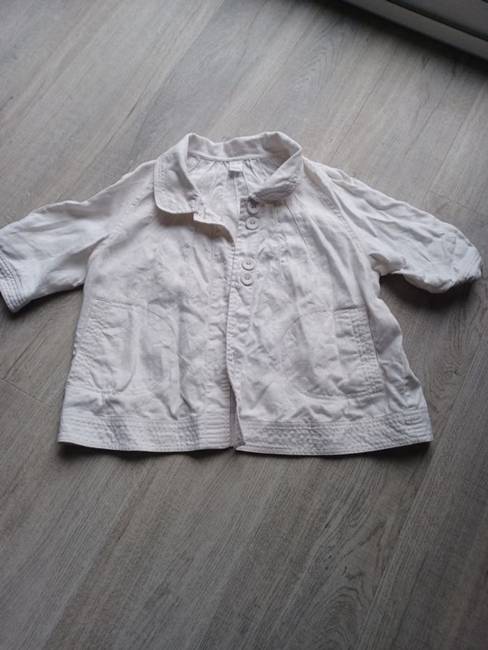 Veste courte femme en lin