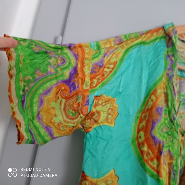 Blouse verte à motifs t38 Zara - photo numéro 8