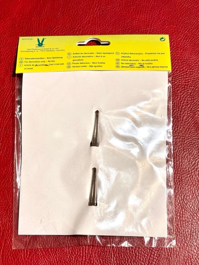 Lot 6 papillons à pinces grises, jaune et orange - photo numéro 7