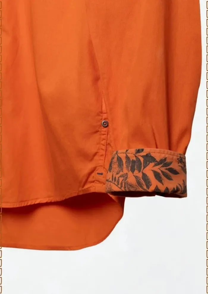 Chemise orange vif Marc O’Polo – Taille S - photo numéro 9