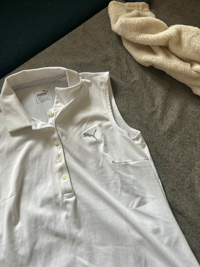 Débardeur blanc puma - photo numéro 3