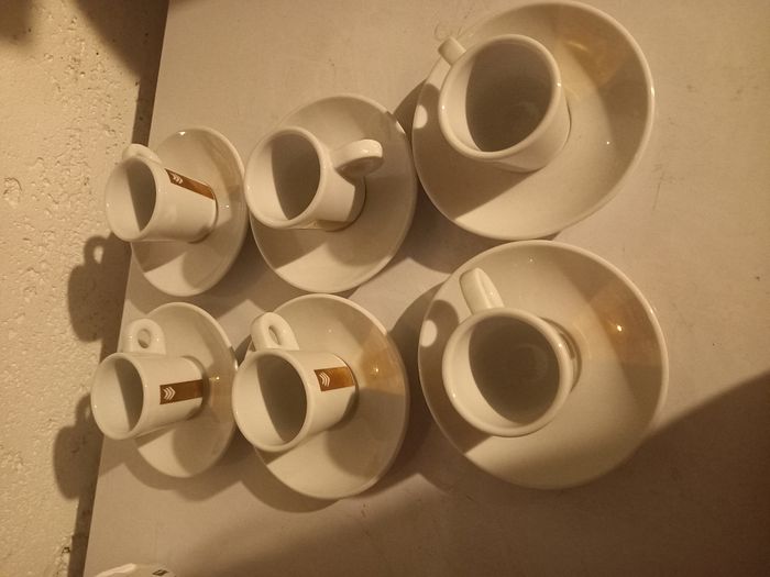 Lot de 6 tasses + sous coupes Malongo - photo numéro 4