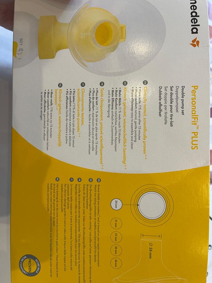 Kit d’allaitement Medela – PersonalFit Plus 24 mm (Double set) ✨🍼 - photo numéro 4
