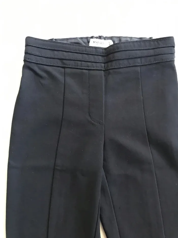 pantalon taille haute mango