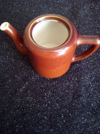 pichet marron et beige * prix 3e * kiki60230