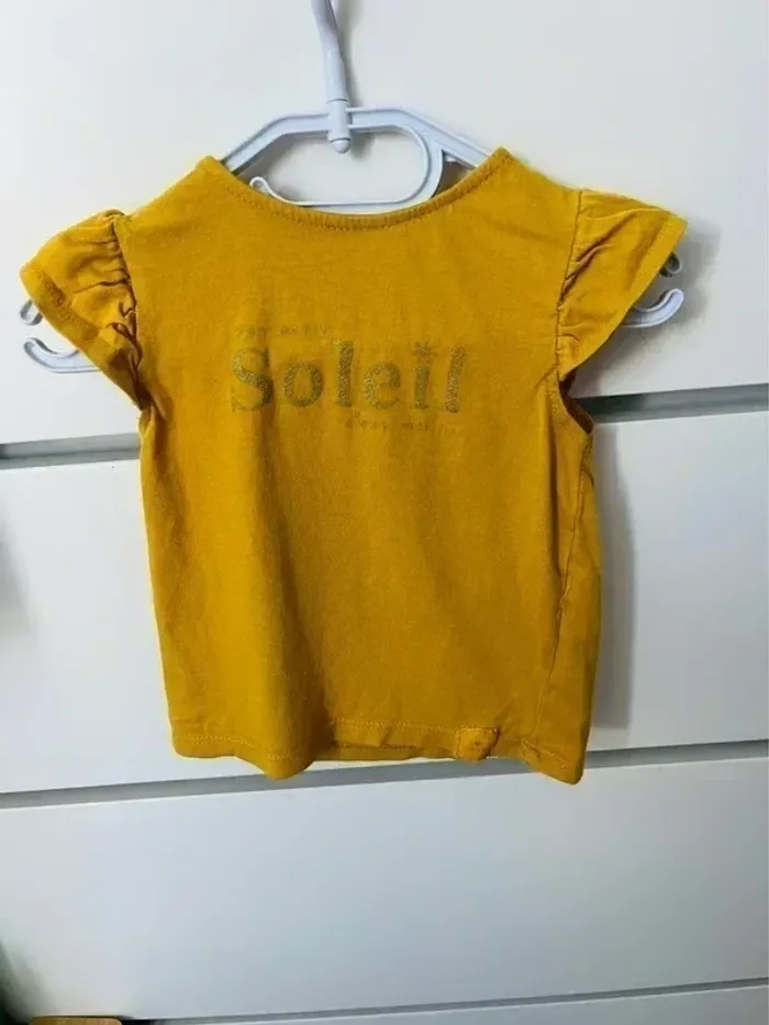 Lot 10 t shirt fille 12 mois manches courtes - photo numéro 7