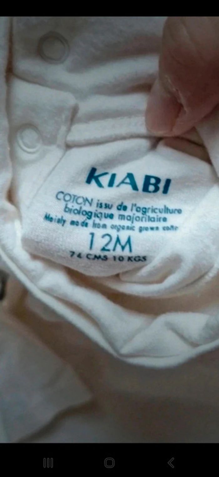 Lot de sous pull manches longues kiabi 12mois 74cm 👻 - photo numéro 5