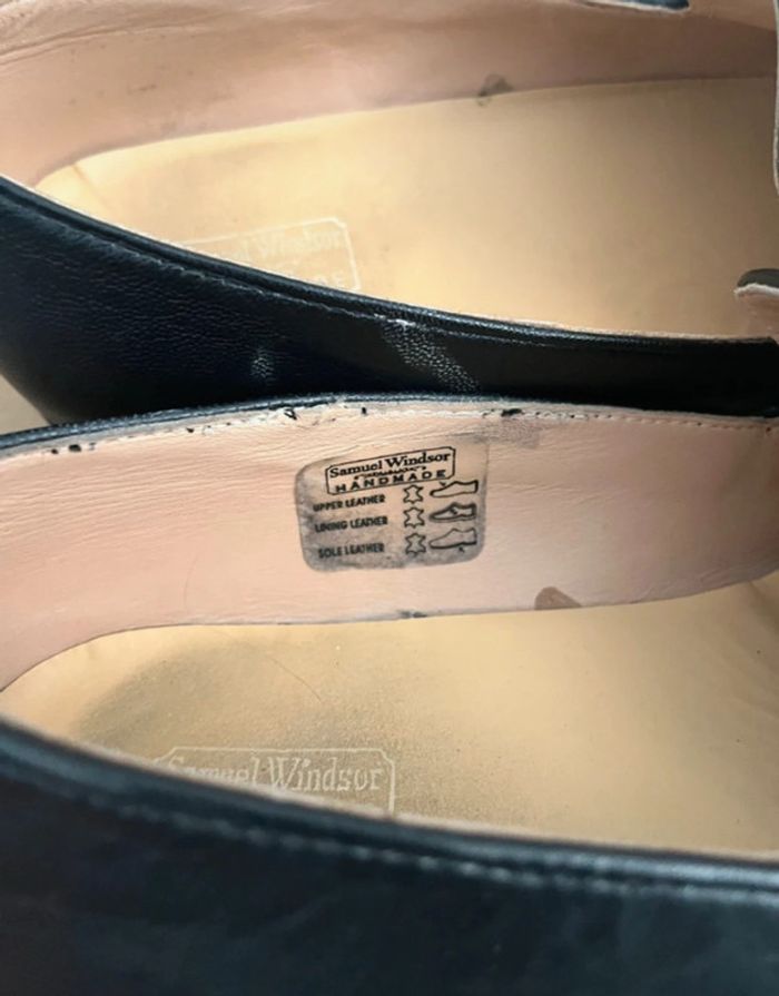 Mocassins Samuel Windsor Fait Main En Excellente État Taille 42 Homme - photo numéro 8