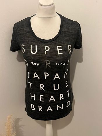 T-shirt gris foncé superdry XS