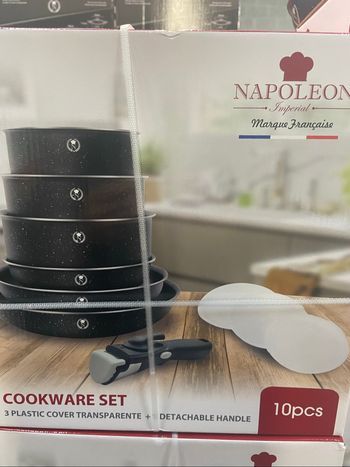 Batterie de cuisine Napoleon 10pcs neuf sans pfoa